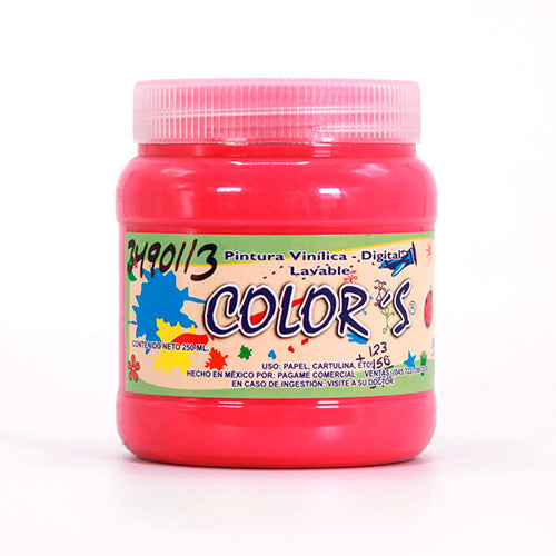 PINTURA DIGITAL PINO 250 GRS. ROSA MEXICANO