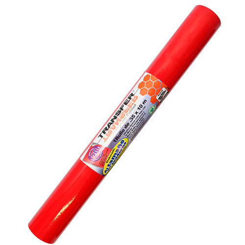MICA FORRO TRANSFER COLOR 0.35 X 10 M ROJO MFT3510R (ROLLO