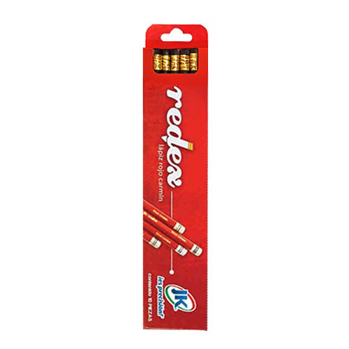LAPIZ COLOR ROJO CARMIN REDEX JK