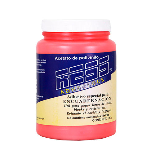 PEGAMENTO P/ENCUADERNAR RESS ROJO 1 KILO