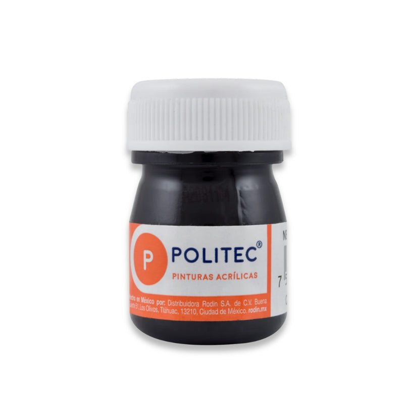 PINTURA POLITEC 302 20ML NEGRO INTENSO ACRILICA