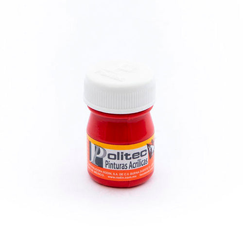 PINTURA POLITEC 314 20ML ROJO ACR ESCOLAR