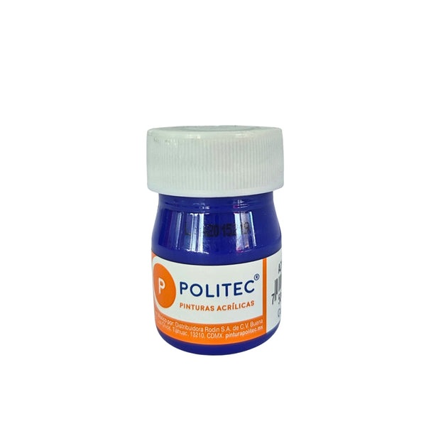 PINTURA POLITEC 315 20ML AZUL ULTRAMAR ACR ESCOLAR