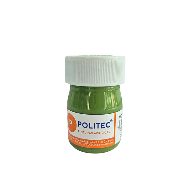 PINTURA POLITEC 328 20ML VERDE HOJA ACRILICA