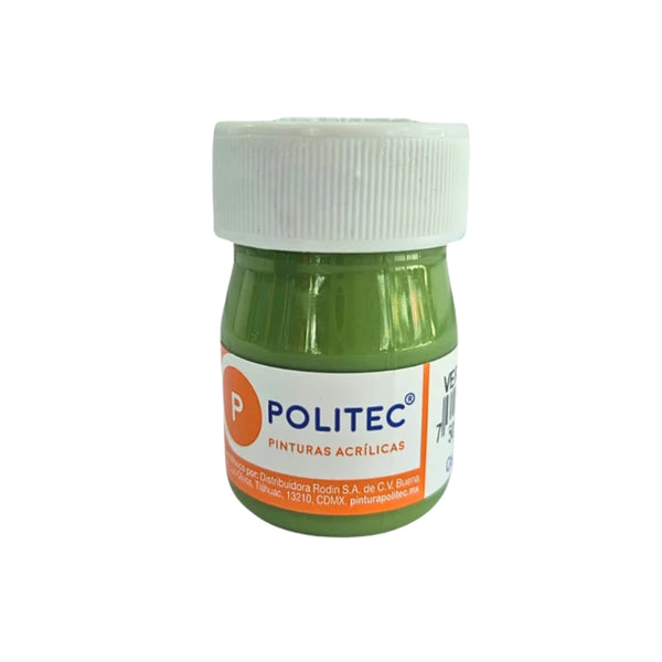 PINTURA POLITEC 328 20ML VERDE HOJA ACRILICA