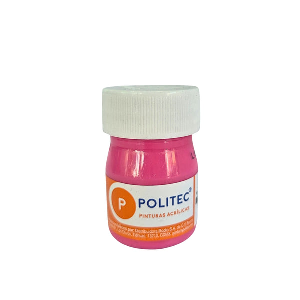 PINTURA POLITEC 337 20ML ROSA MEXICANO ACRILICA