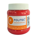 Pintura Acrílica Escolar Rojo Toluidino Frasco 250 Ml