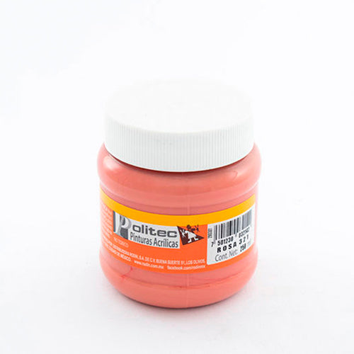 PINTURA POLITEC 321 250ML ROSA ACRILICA