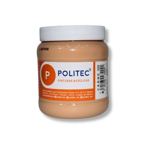 PINTURA POLITEC 322 250ML CARNE ACRILICA