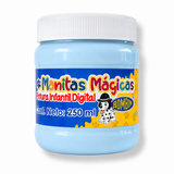 PINTURA DIGITAL MANITAS MAGICAS 016 250ML AZUL PASTEL