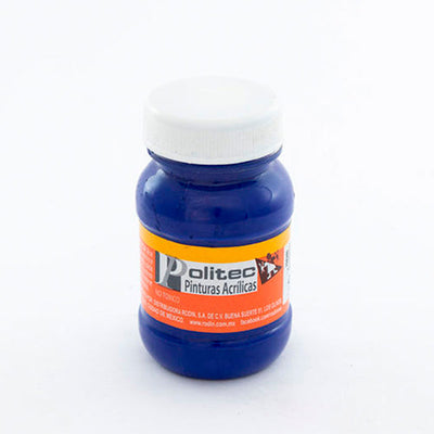 Pintura Acrílica Escolar Color Azul Ultramar 100 Ml