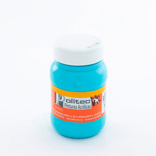 PINTURA POLITEC AZUL PASTEL ACR ESCOLAR 100ML 316