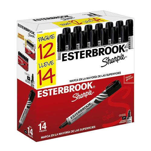 MARCADOR ESTERBROOK NEGRO MOD 12500119353/2120286