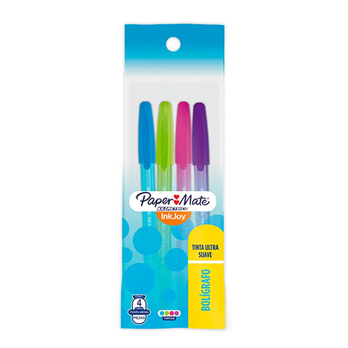 BOLIGRAFO KILOMETRICO 100 MEDIANO FASHION BLISTER C/4 MOD LA8233
