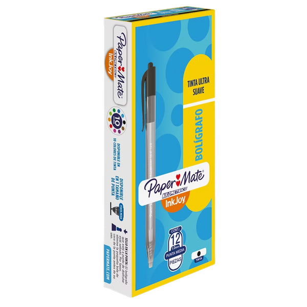 BOLIGRAFO KILOMETRICO 100 RETRACTIL NEGRO MOD LA3568