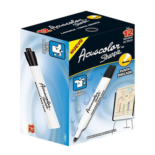 MARCADOR ACUACOLOR NEGRO MOD M13500119355/2184197/2184197