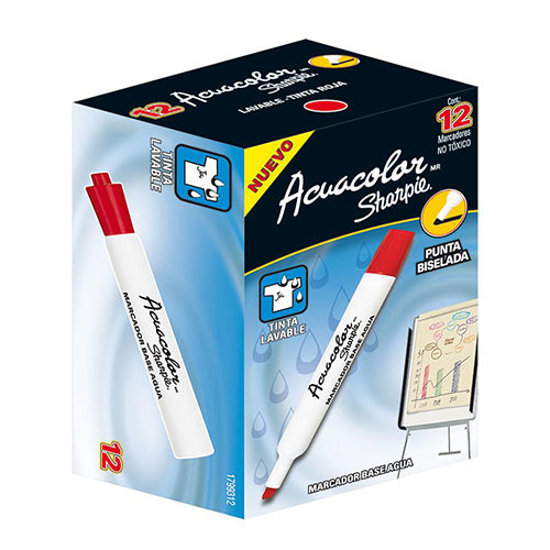 MARCADOR ACUACOLOR ROJO MOD M13500119231/2184212