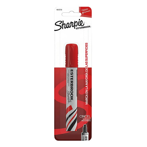 Marcador Esterbrook Rojo Punta Fina Para Escritura