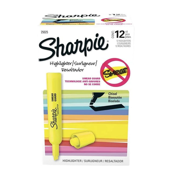 MARCATEXTOS SHARPIE AMARILLO MOD. 25025