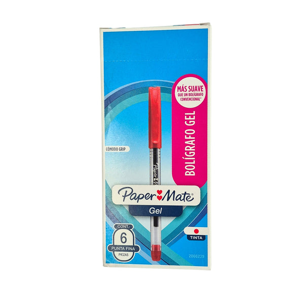 BOLIGRAFO KILOMETRICO GEL FINO ROJO