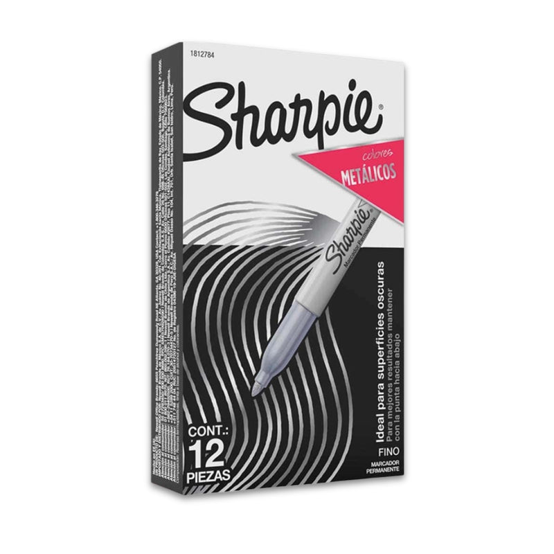 PLUMON SHARPIE 1812784 PERMANENTE PLATA