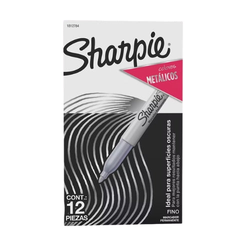 PLUMON SHARPIE 1812784 PERMANENTE PLATA