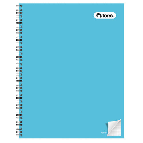 Cuaderno Universitario Torre Cuadro Grande 7 Mm 100 Hojas Pasta Rígida
