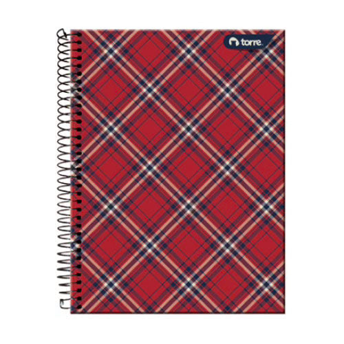 Cuaderno Torre Profesional 200 Hojas Rayado Espiral Pasta Dura