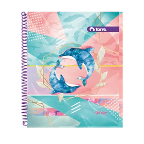 Cuaderno Torre Pocket Rayado 100 Hojas Espiral Pasta Dura 1 Pieza