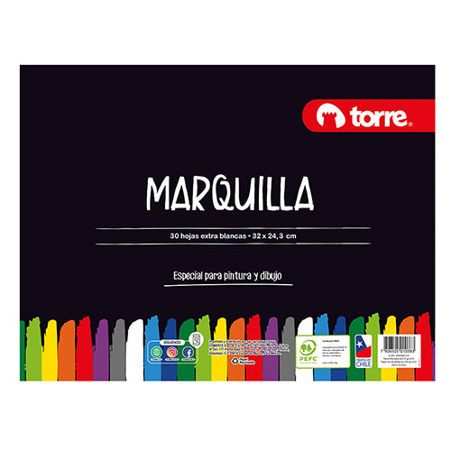 Cuaderno Marquilla Torre Imagia 30 Hojas Espiral Pasta Rígida