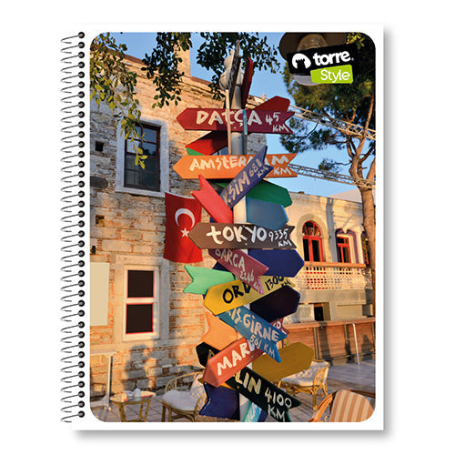 CUADERNO TORRE PROFESIONAL STYLE TS  RAYA 100H 30967
