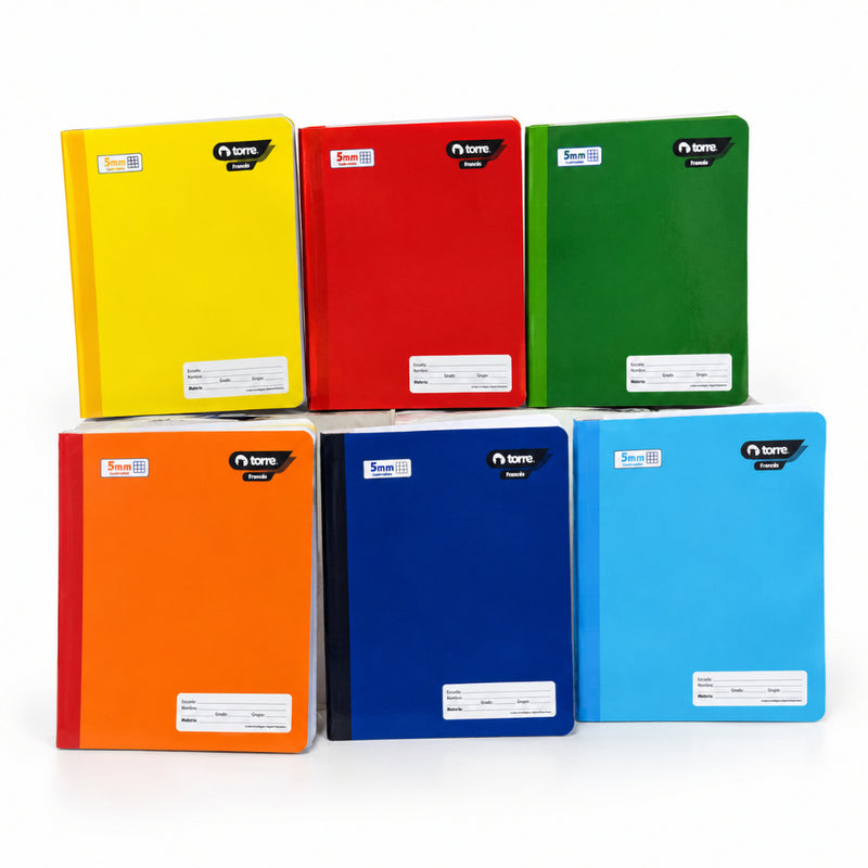 CUADERNO TORRE 33718 FRANCES LISO COSIDO C-5 100 H