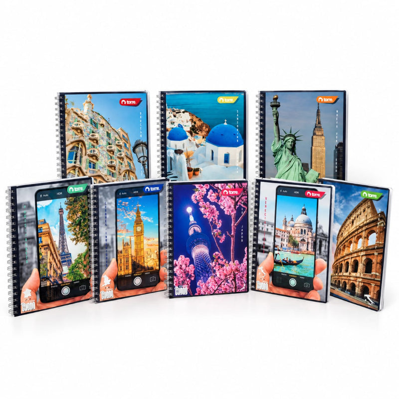 CUADERNO UNIVERSITARIO TORRE TS CIUDAD 100H C-5  34710