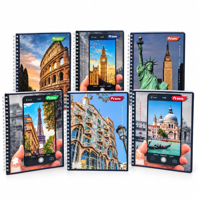 CUADERNO UNIVERSITARIO TORRE TS CIUDAD 100H C-7 34712
