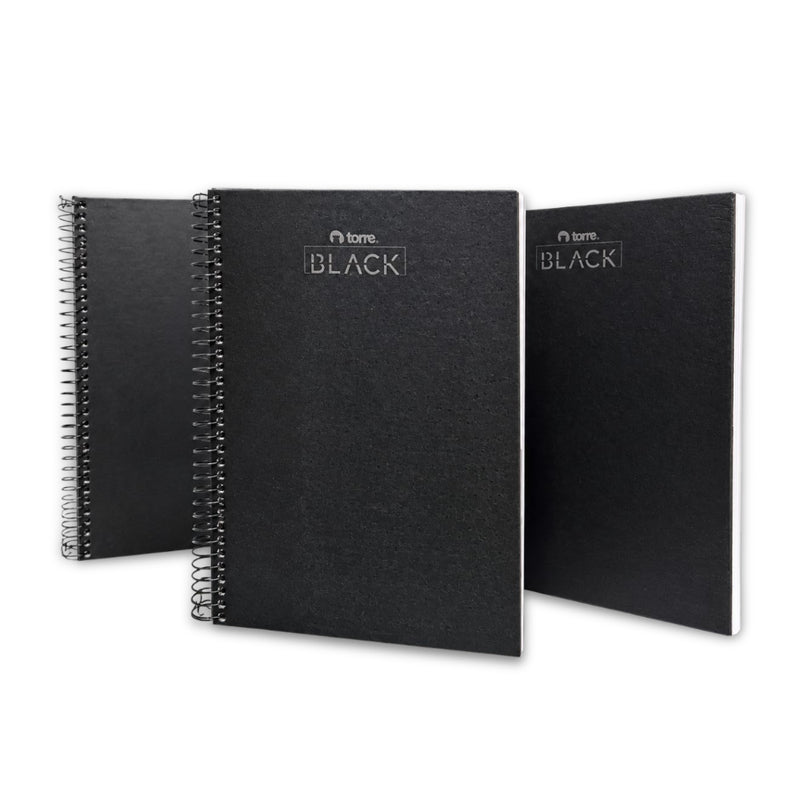 CUADERNO BOOK BLACK BLANCO 80 GR 150H 36878