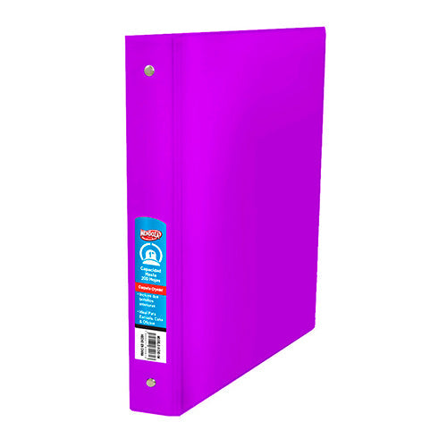 Carpeta Cristal Mendoza 1 Pulgada Morada Tamaño Carta 1 Pieza