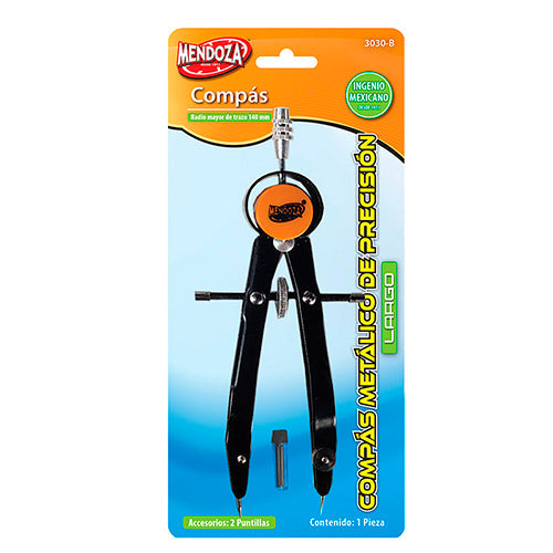 Compás De Precisión Mendoza De Brazo Largo Escolar