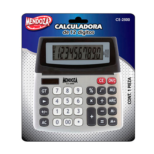 CALCULADORA DE 12 DIGITOS EN BLISTER MOD.CE-2500