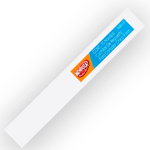 CUCHILLAS DE REPUESTO PARA CORTADOR CHICO 9 MM  MOD.NAV-9