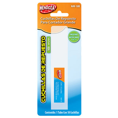 Cuchillas De Repuesto Para Cortador Grande 18 Mm Segmentadas Tubo Con 10 Piezas