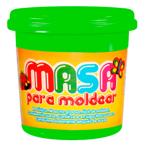 Masa Para Moldear Didáctica Mendoza Verde 220 G