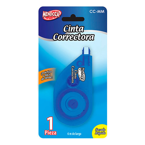 Cinta Correctora Blanca 0.5 Cm X 6 M