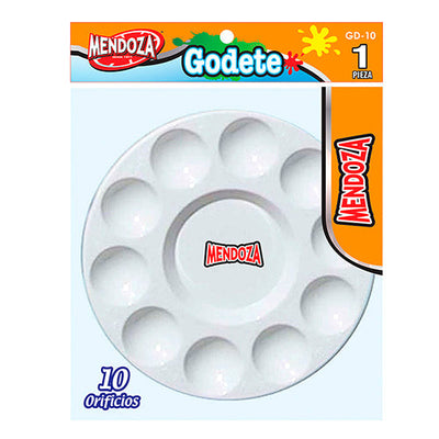 Godete De Plástico Genérico 10 Orificios Para Pintura