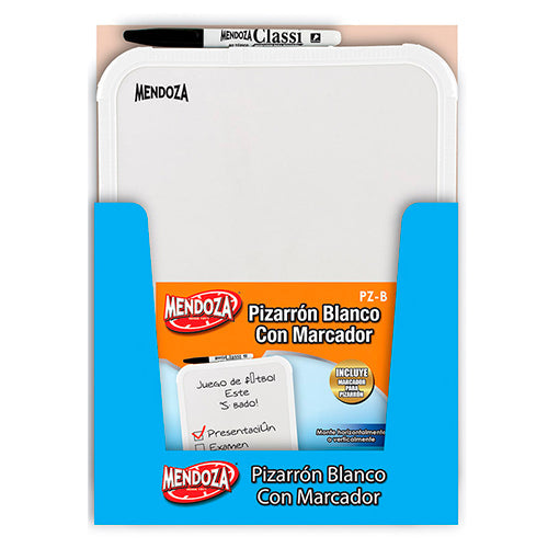PIZARRON BLANCO 21.59 X 27.9 cm CON MARCADOR MOD.PZ-B