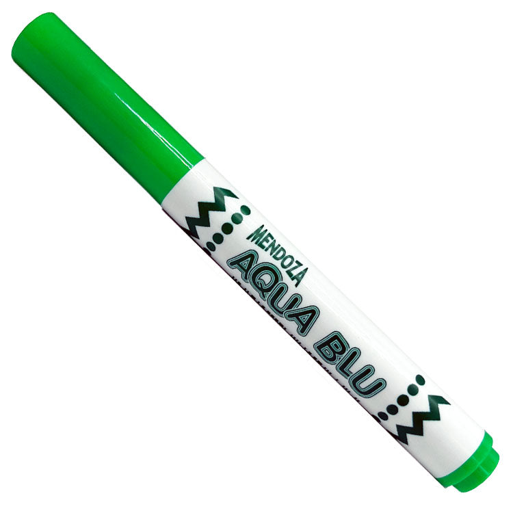 Marcador Lavable Aqua Blu Verde Tapa Ventilada 1 Pieza