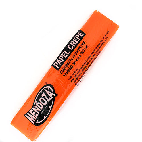 PAPEL CREPE MENDOZA NARANJA MOD. CRP-03