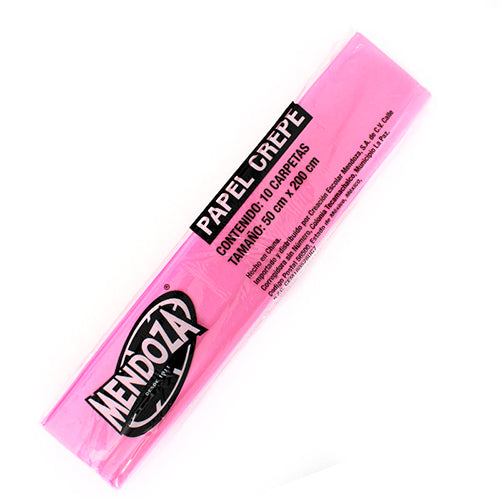 PAPEL CREPE MENDOZA ROSA CRP-07