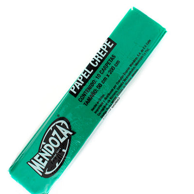 Papel Crepé Mendoza Verde Bandera Para Manualidades Y Decoración