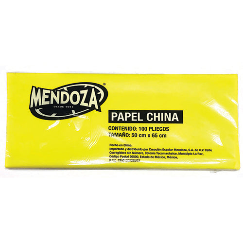 PAPEL CHINA MENDOZA CANARIO MOD.CH-02
