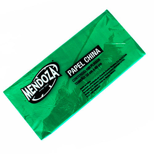 PAPEL CHINA MENDOZA VERDE BANDERA MOD. CH-19